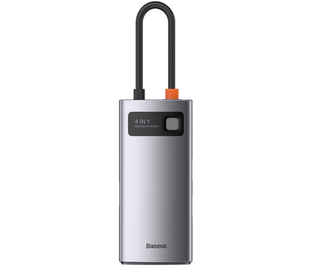 BASEUS Hub 4w1 Metal Gleam USB-C do USB 3.0 + USB 2.0 + HDMI + USB-C PD CAHUB-CY0G - 731742 - zdjęcie 3
